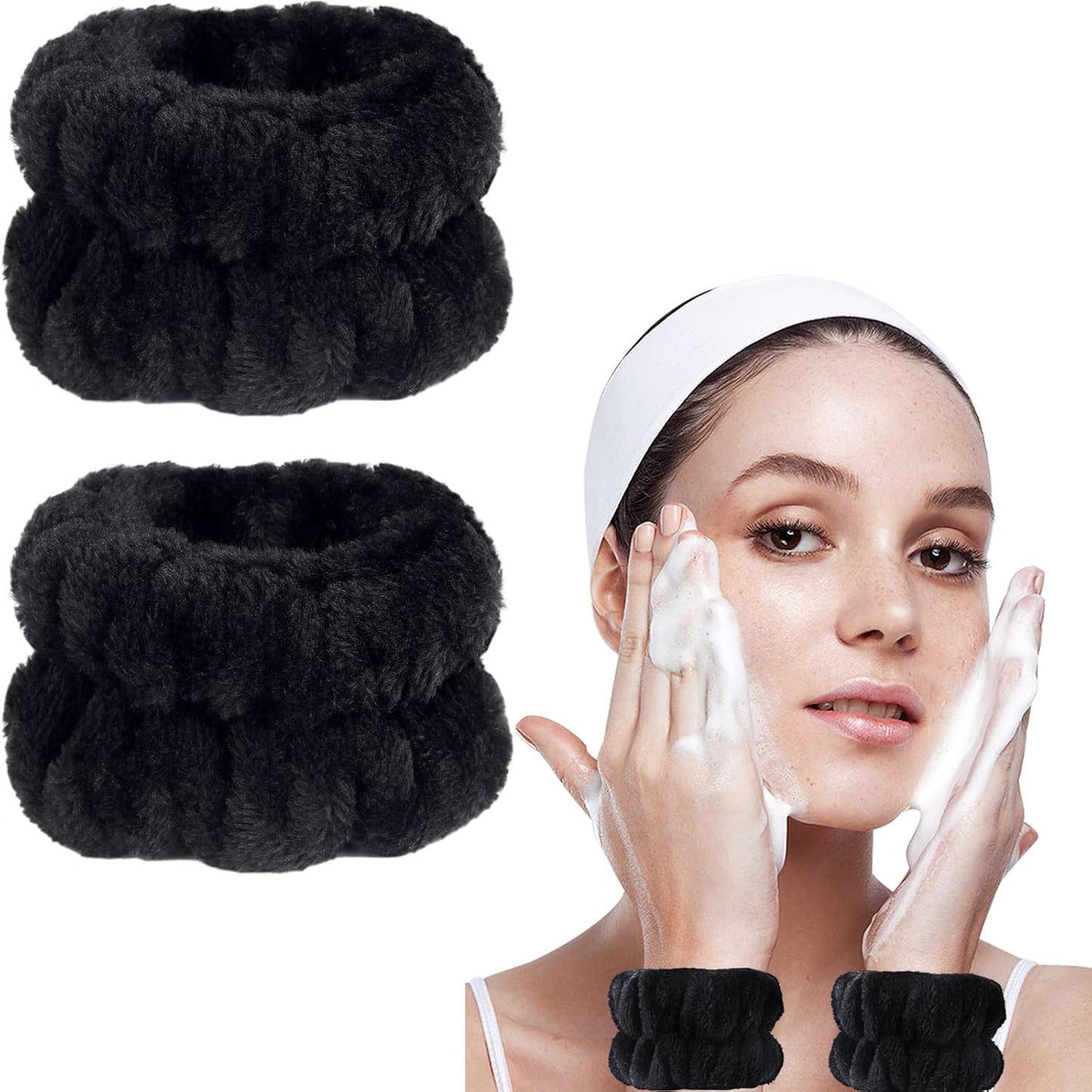 Taocar Microfiber Face Wash Bands - Spa Essential