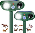Cat Repellent Solar Ultrasonic Animal Repeller with Motion Detection