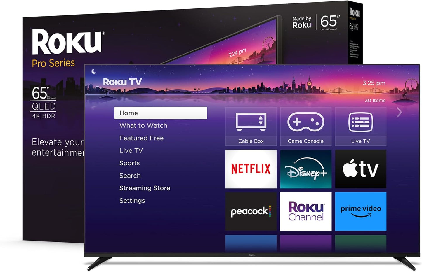 Immerse in 4K Brilliance with Roku Smart TV 65 Pro