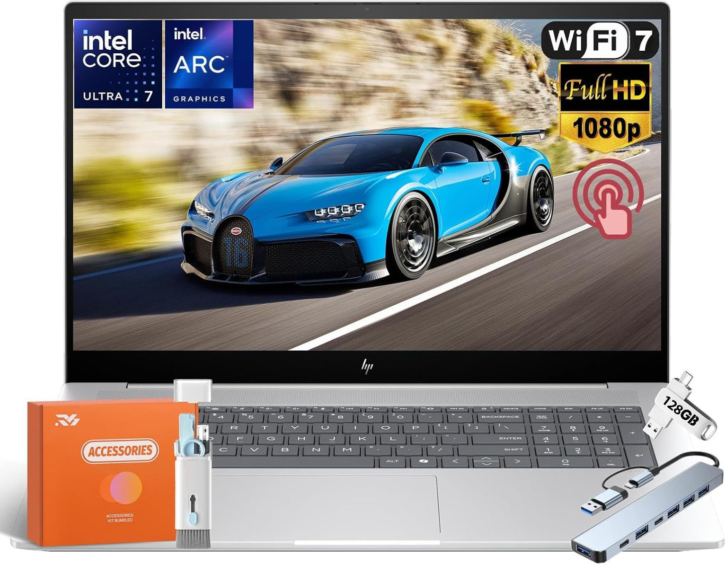 HP Envy 17 Laptop with 17.3in Touchscreen and AI Features
