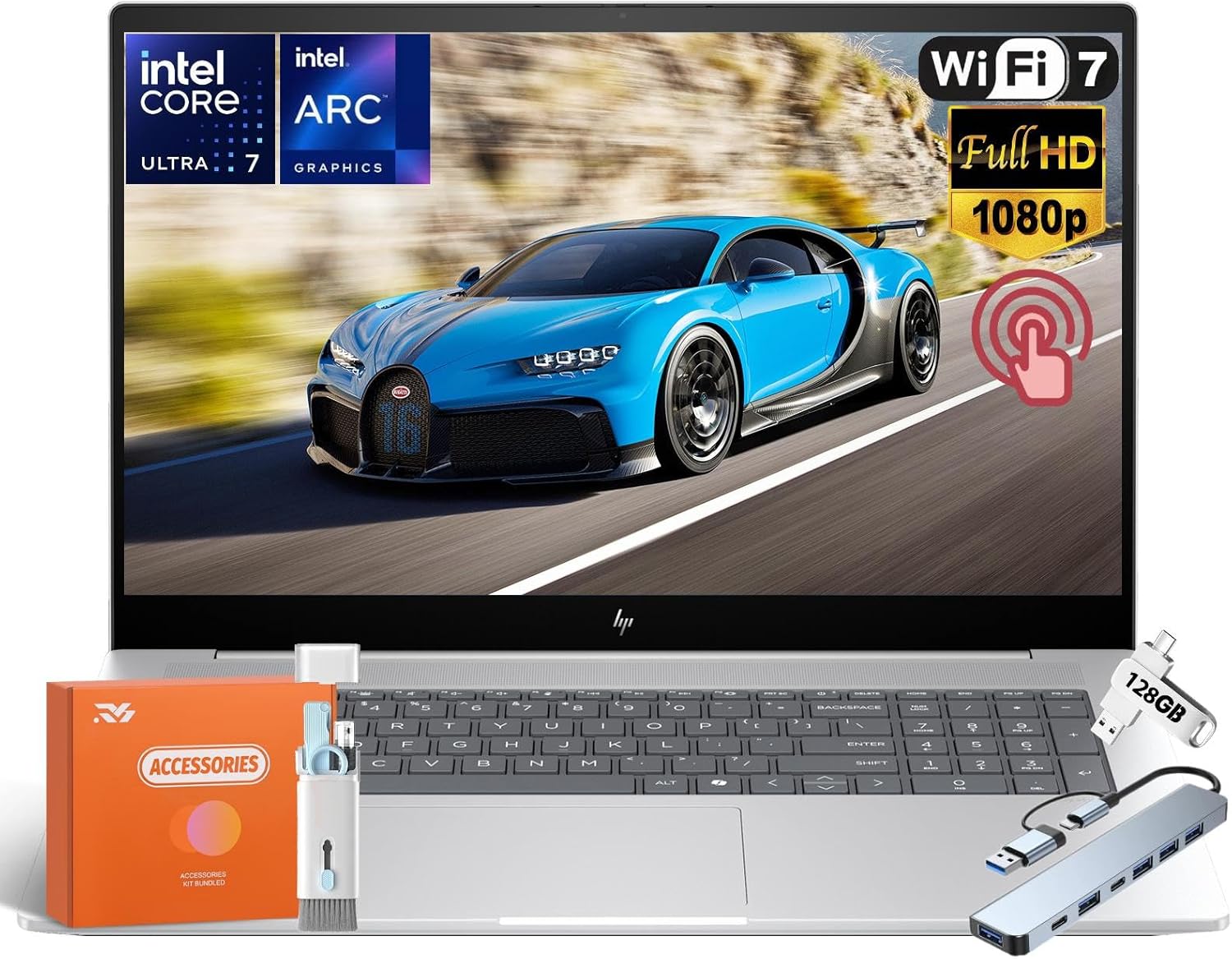 HP Envy 17 Laptop with 17.3in Touchscreen and AI Features