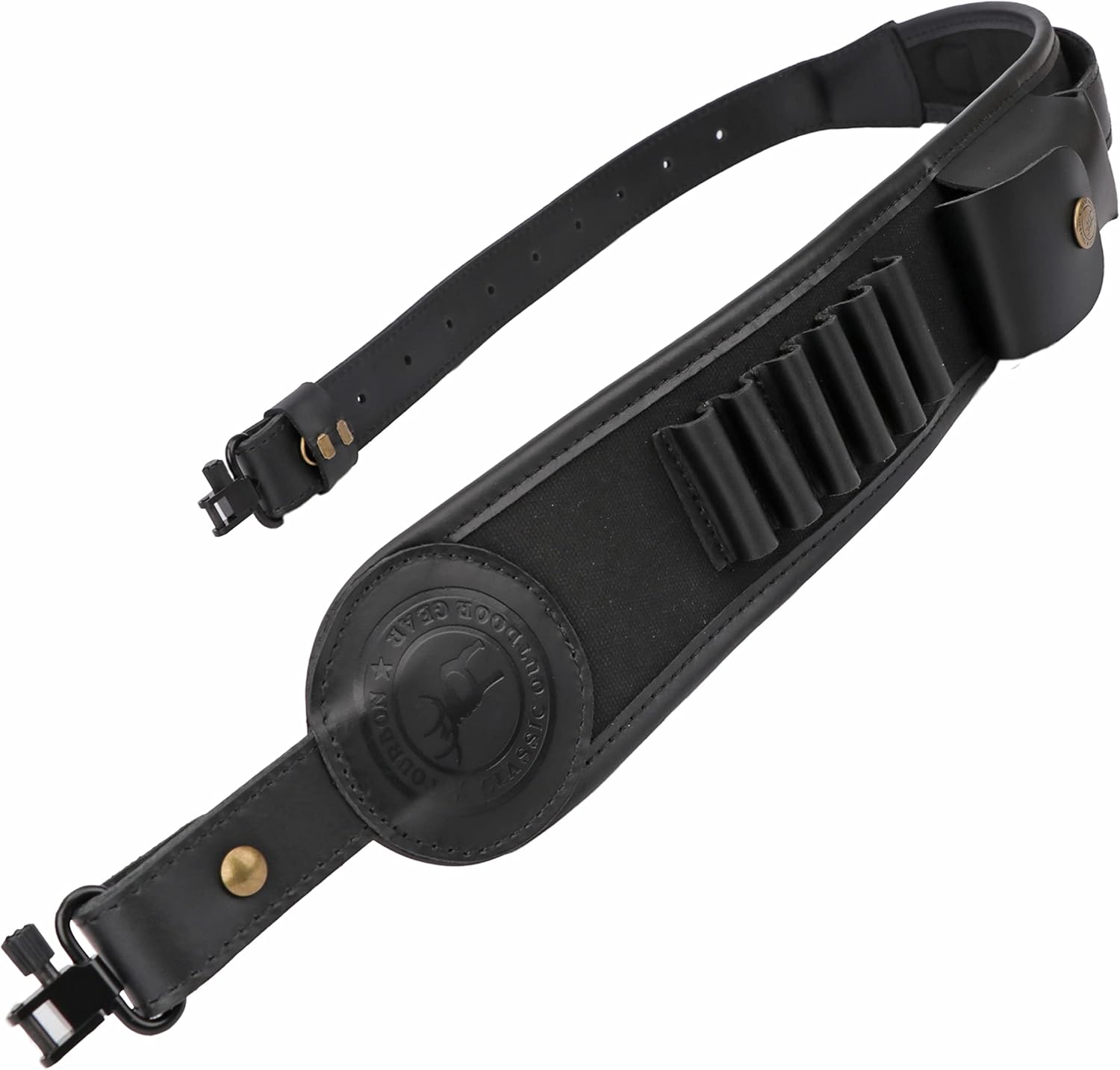TOURBON Gun Sling Rifle Strap with Shell Holder for Hunting