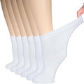 Hugh Ugoli Women's Bamboo Diabetic Ankle Socks - Soft Non-Binding Fit