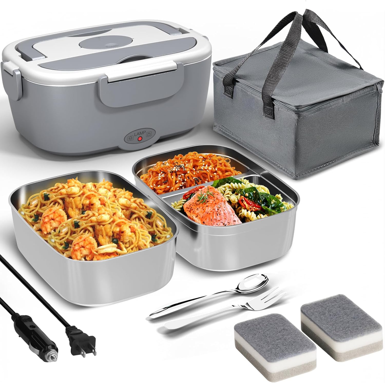 Portable Electric Lunch Box - Self-Heating Warmer