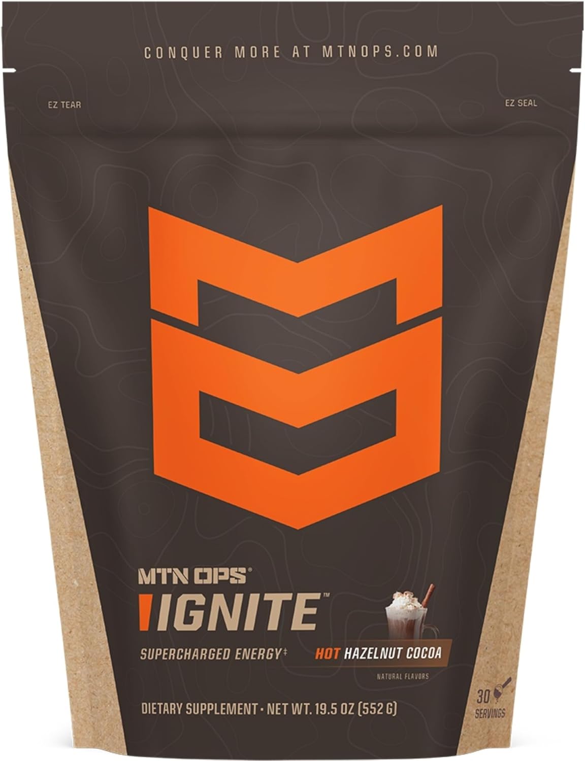 MTN OPS Hot Ignite Instant Coffee for Energy and Focus Boost