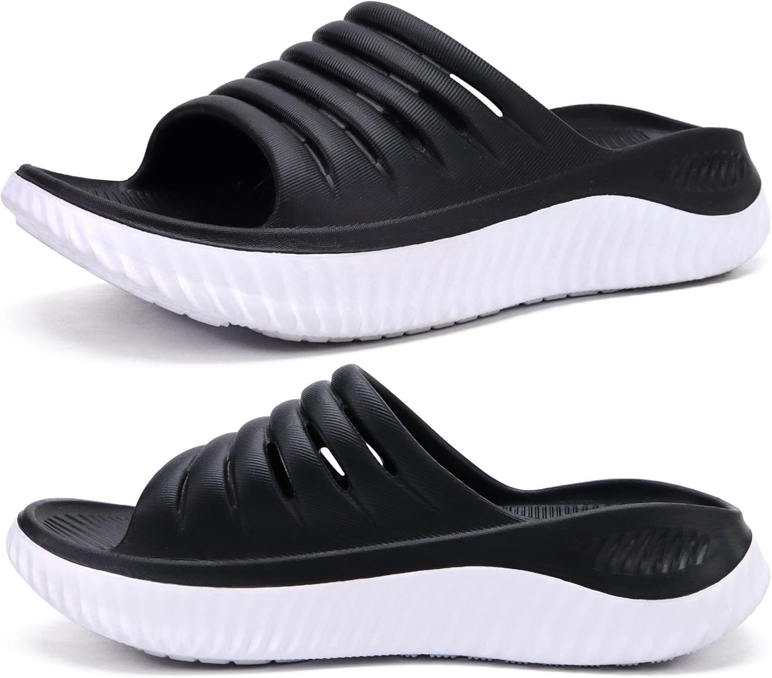 KuaiLu Womens Recovery Sandals for Plantar Fasciitis Support