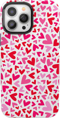 Casely iPhone 13 Pro Case Compatible with MagSafe - Pink Candy Hearts