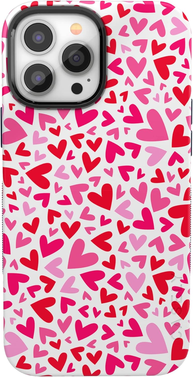Casely iPhone 13 Pro Case with MagSafe - Pink Candy Hearts