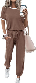 Womens 2 Piece Summer Tracksuit Set - Lightweight Lounge & Travel sets
