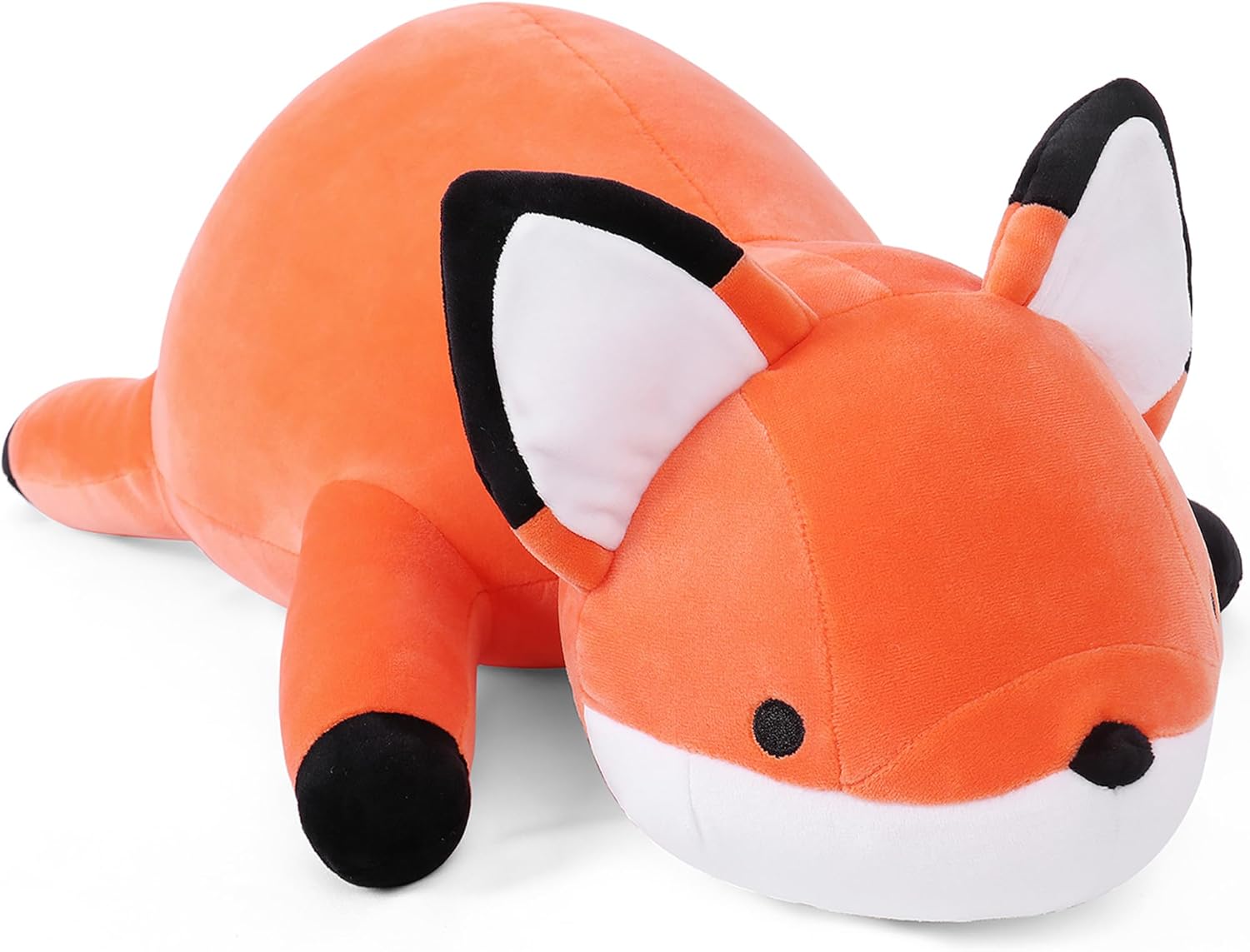 24in Weighted Fox Plush Toy for Kids & Adults - Soft & Cute