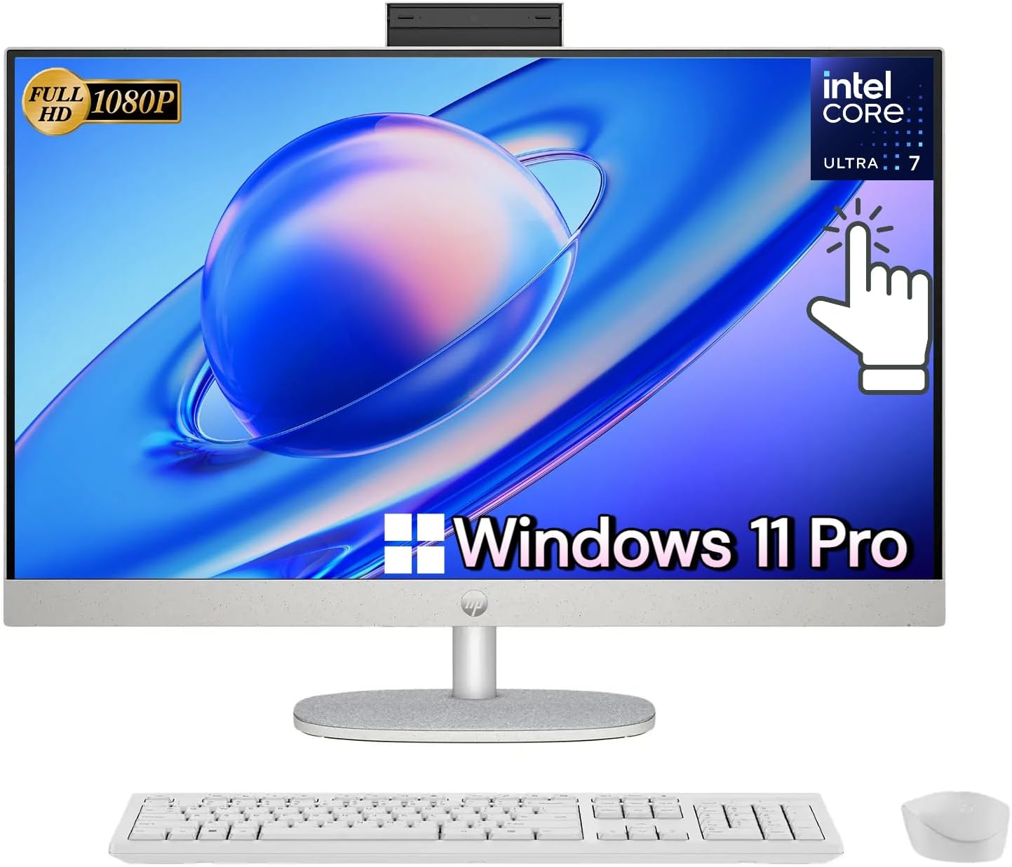 HP 27in Touchscreen All-in-One Desktop with Intel Ultra 7