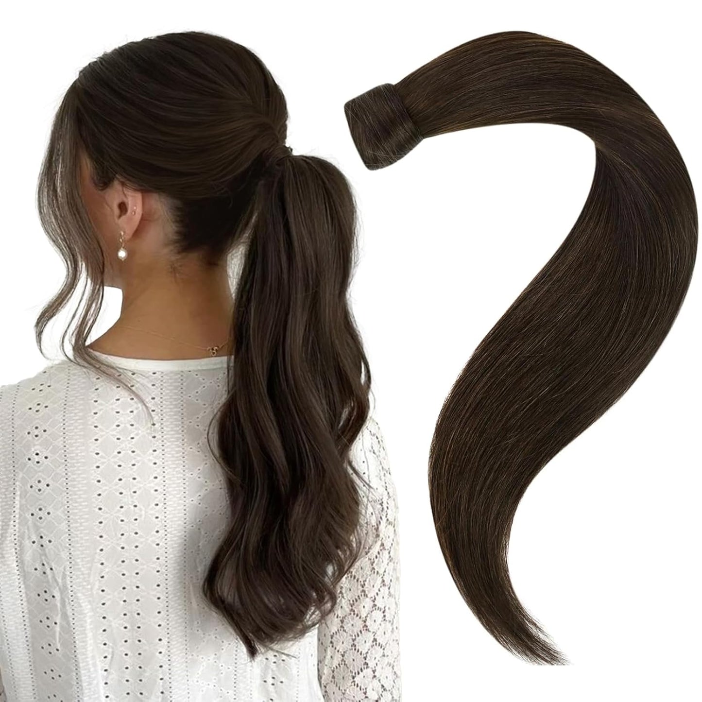 Easyouth Brown Ponytail Extension for Effortless Style and Volume