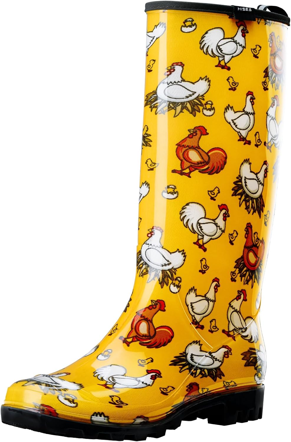 HISEA Women's Rain Boots: Stylish Waterproof Garden Shoes