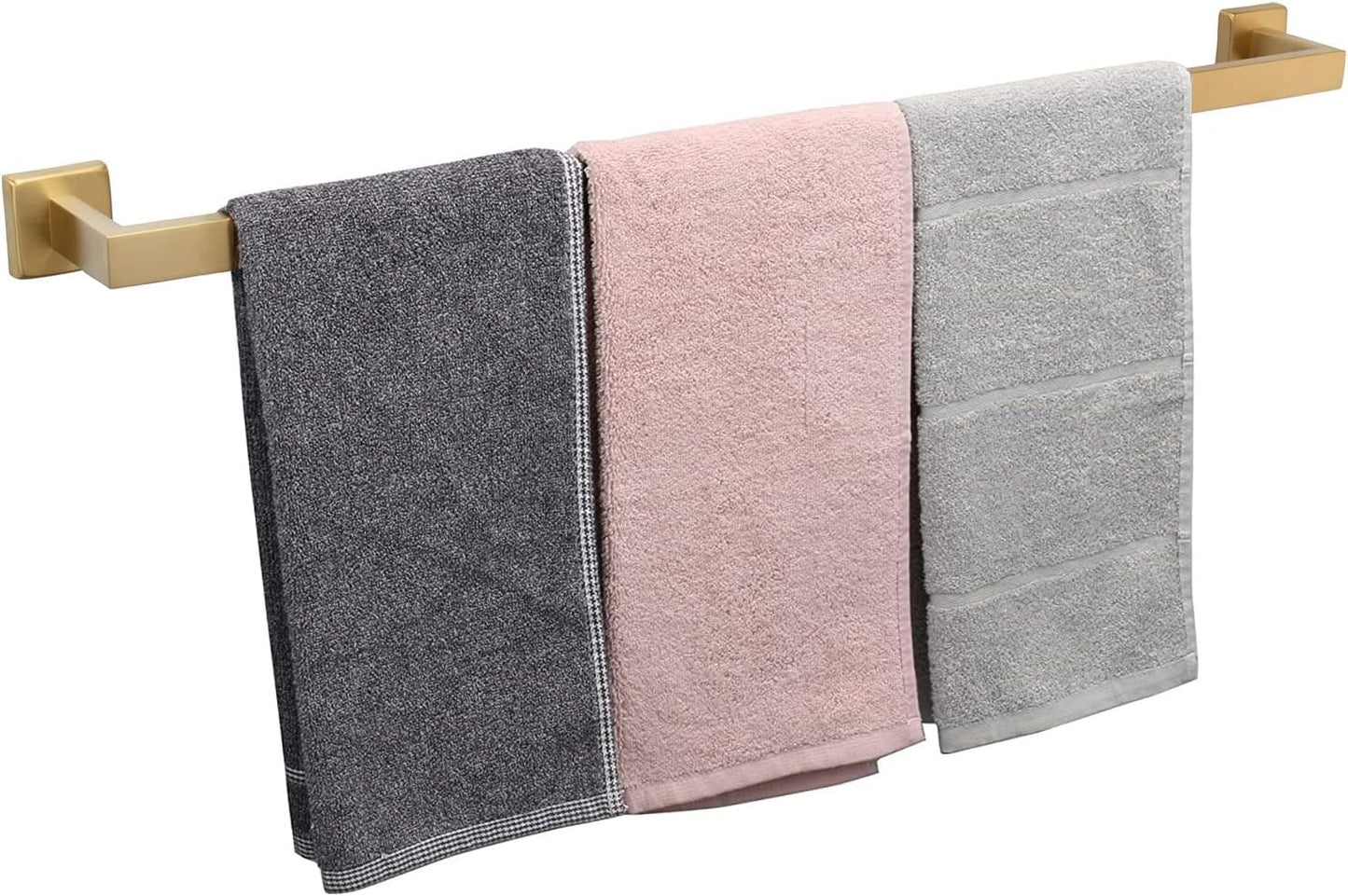 TocTen Bath Towel Rack - Heavy Duty Stainless Steel Towel Bar