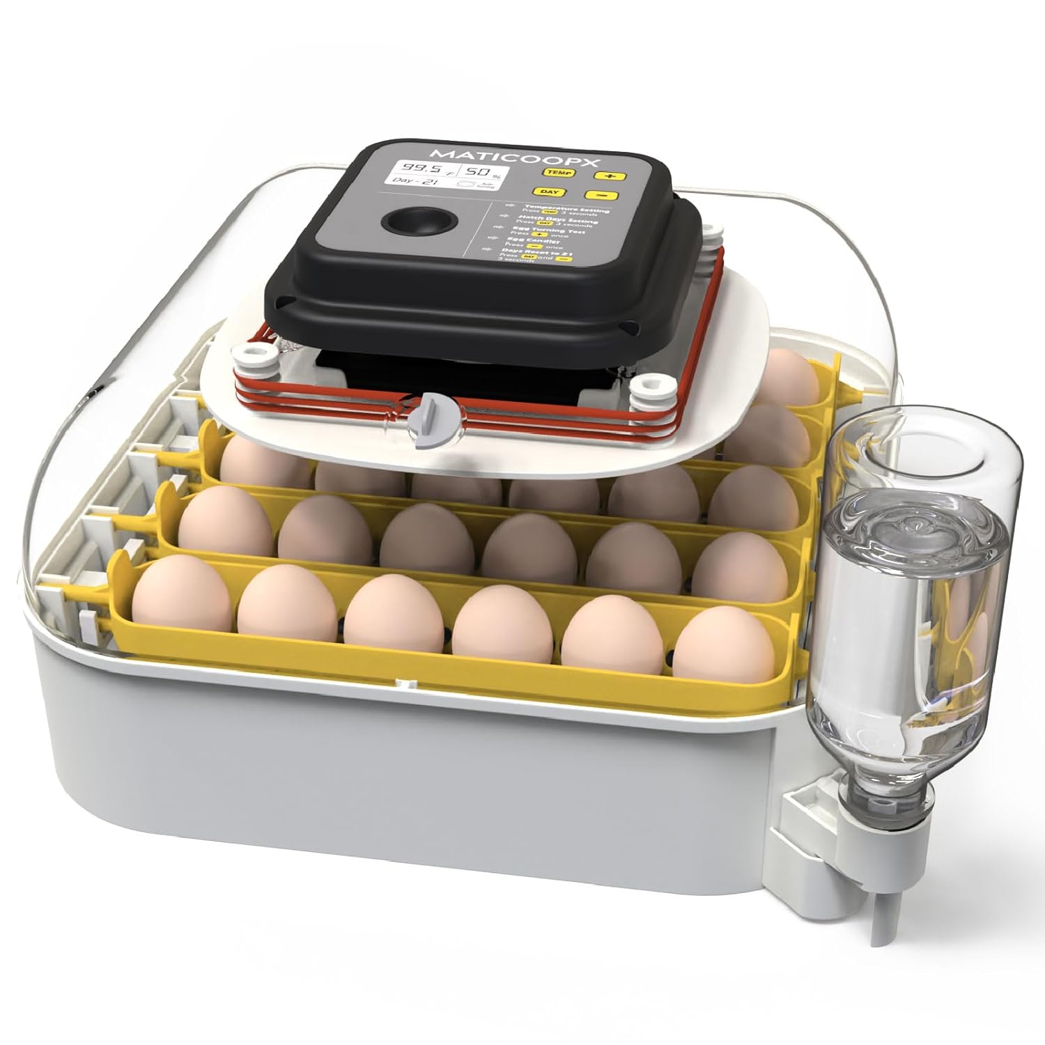 MATICOOPX 30 Egg Incubator with Automatic Turner and Candler