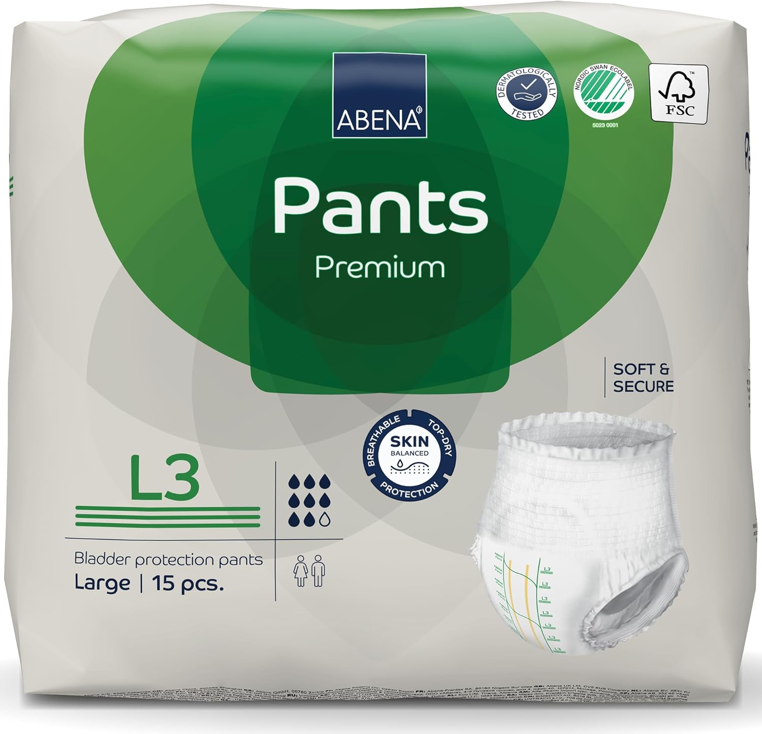 Abena Premium Incontinence Protective Underwear for Comfort