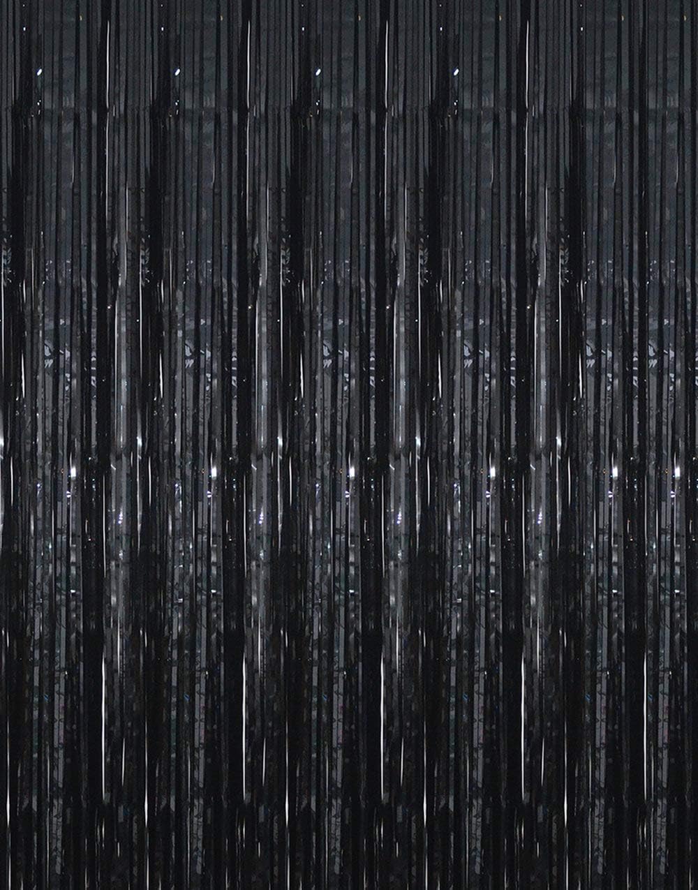 Shimmer with Style: Metallic Fringe Curtains Set