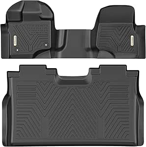 YITAMOTOR Floor Mats for Ford F150 - Custom Fit All Weather Liners