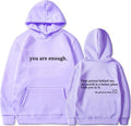 Empowerment Hoodie by ElleBloom - You Are Enough!