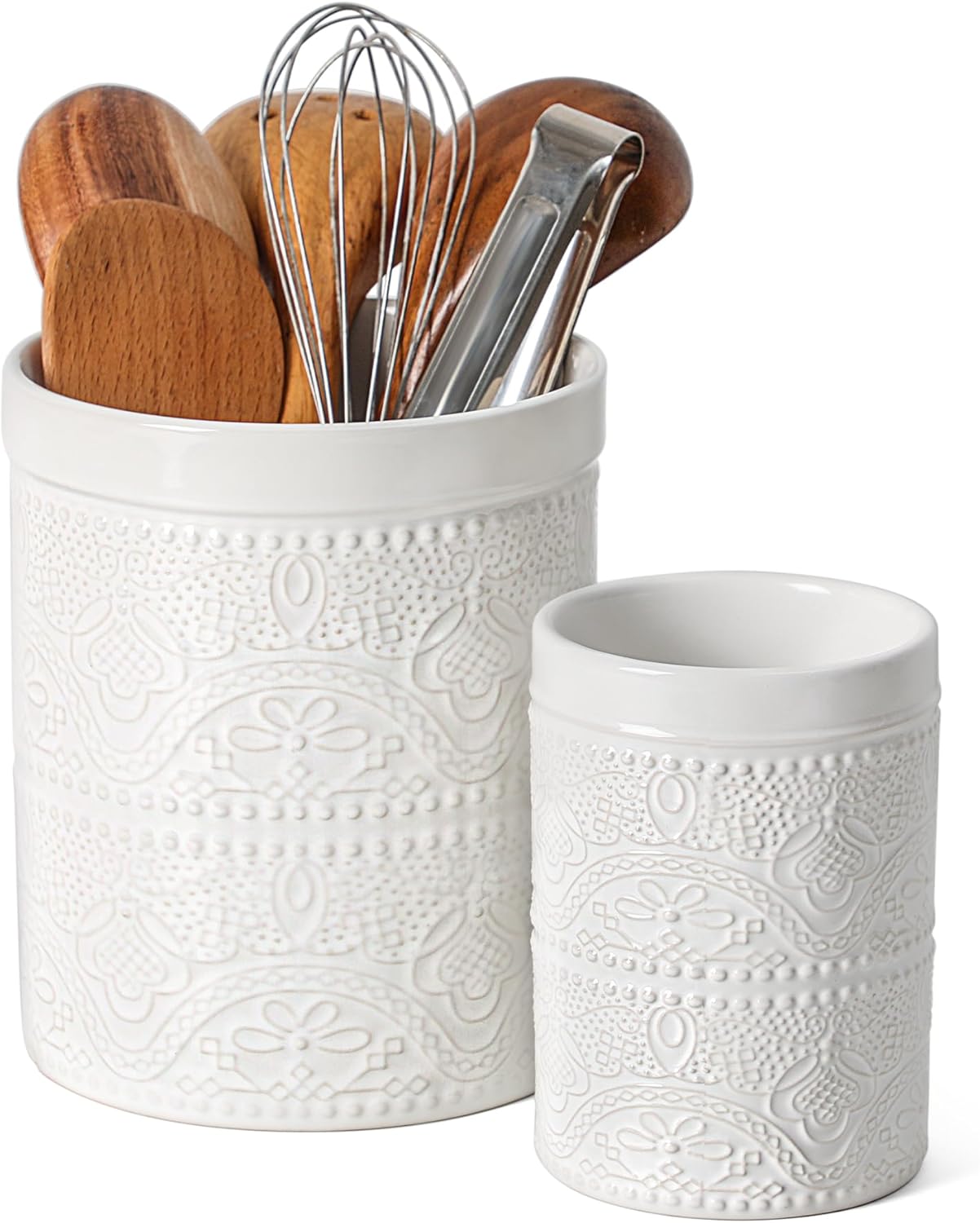 Extra Large Kitchen Utensil Holder for Clutter-Free Cooking