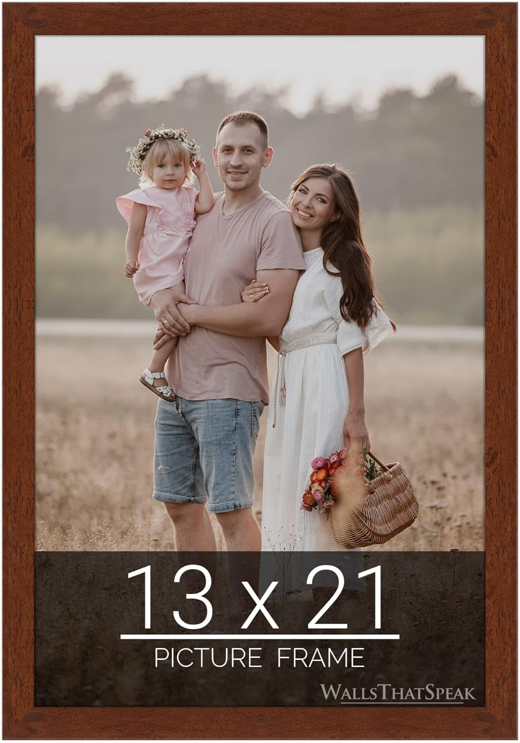 Rustic Pine Picture Frame for Puzzles, Photos, and Artwork
