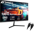 SANSUI 27 in Monitor 100Hz IPS FHD HDR10 - Smooth Gaming & Work