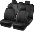 PIC AUTO Leather Car Seat Covers Full Set - Waterproof, Airbag