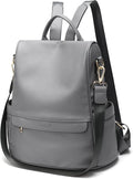 CHERUTY Women Backpack Purse PU Leather Anti-theft Casual Shoulder Bag