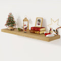Floating Shelves 48 in Long 12 in Deep Floating Shelf - Thick Rustic