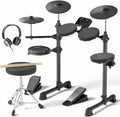 Electric Drum Set for Beginner Kids and Adults - Portable 150 Sounds