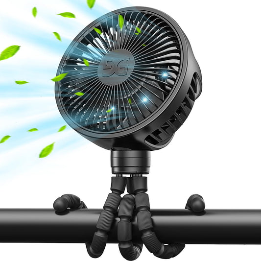 Portable Rechargeable Stroller Fan by GUSGU