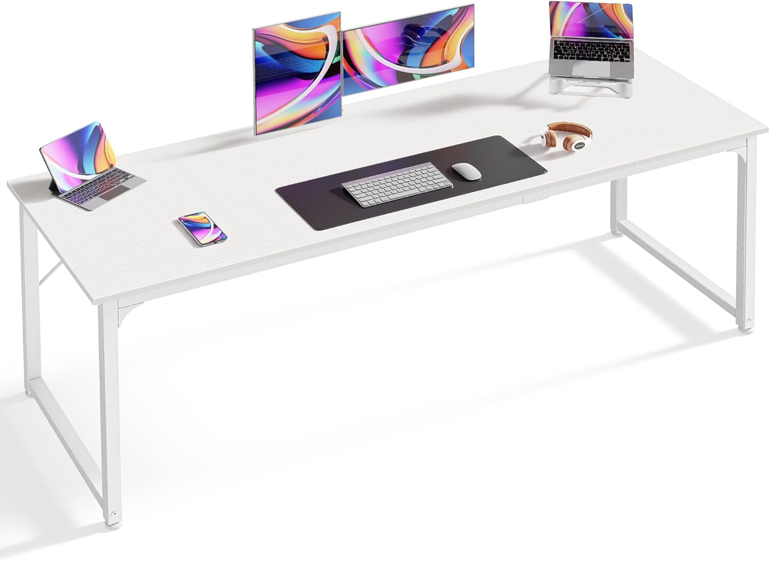 Huuger 70 Inch Computer Desk for Home Office and Gaming Setup
