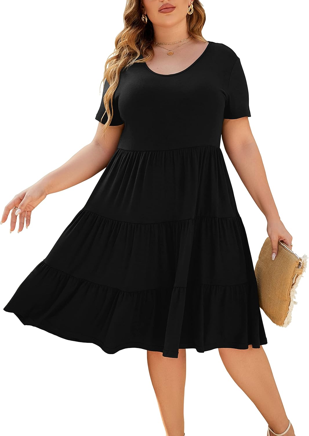 Women's Plus Size Casual Summer Tiered Dresses for Every Occasion