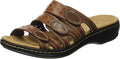 Women's Leisa Cacti Slide Sandal - Smooth Leather Slides for Comfort