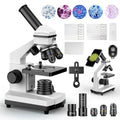 Compound Microscope 100X-2000X for Adults & Kids - High-Power