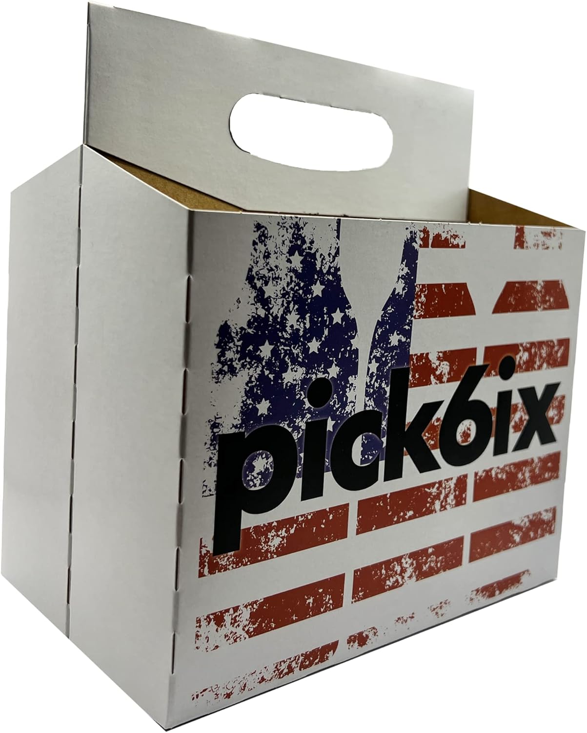 6pk Cardboard Carrier for 12oz Bottles - Durable & Sturdy