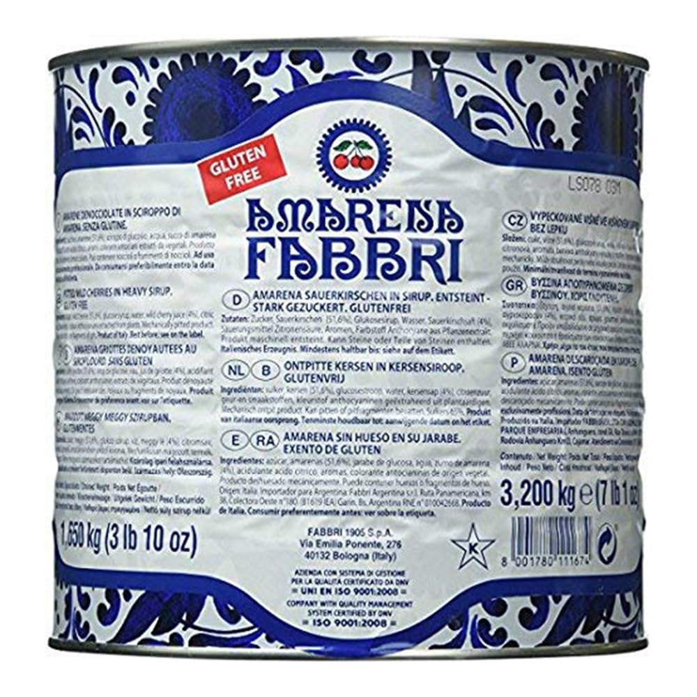 Amarena Fabbri Wild Cherries in Syrup - Authentic Italian Treat