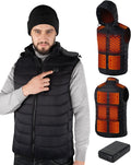 Heated Vest for Men with 10000mAh Battery Pack - Lightweight Warmth