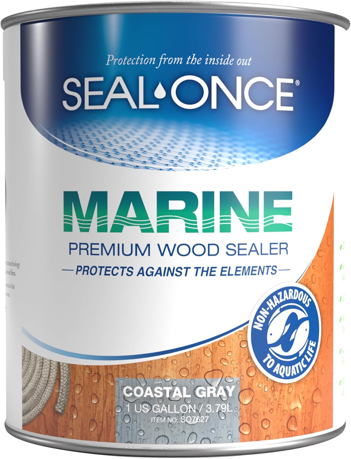 SEAL-ONCE Marine Ready Mix - Ultimate Wood Sealer for Docks