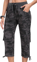 Womens Capri Pants with Pockets Loose Fit Casual Capris - Lightweight