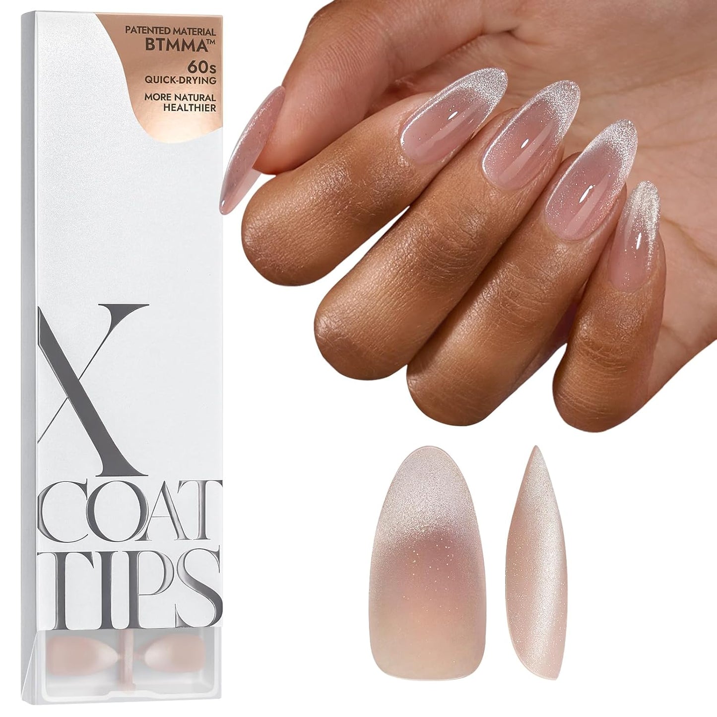 BTArtboxnails X-coat Tips Cat Eye Nails for Stunning Manicure