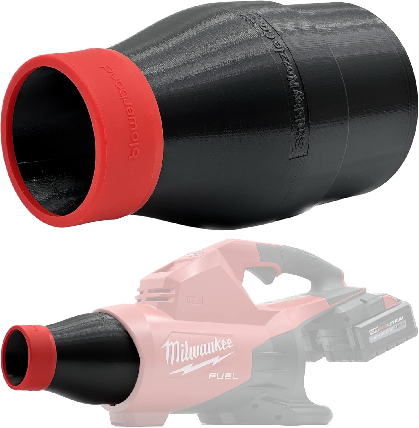 STUBBY Car Drying Nozzle for Milwaukee M18 Leaf Blowers