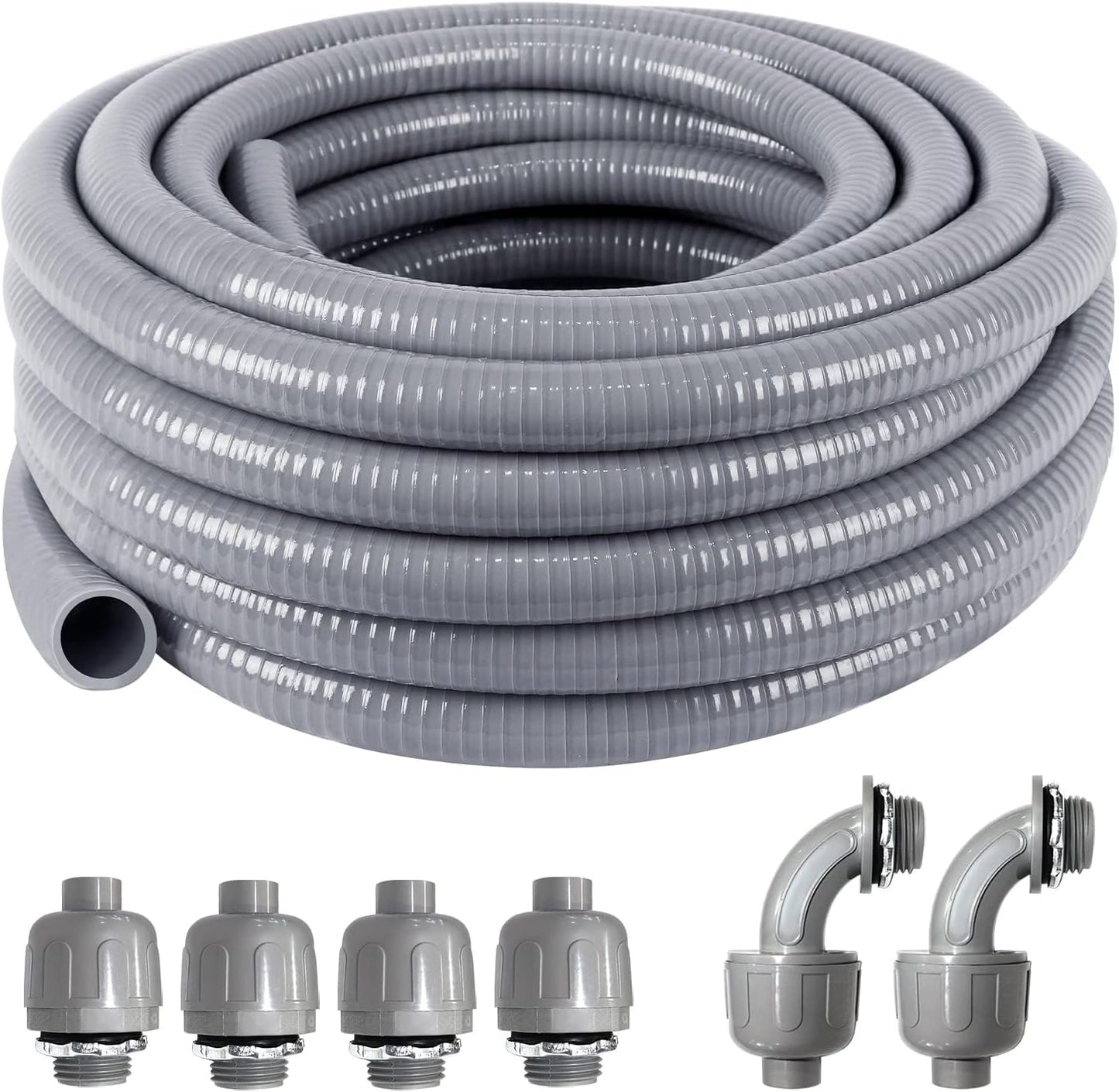 1-1/4inch 25FT Electrical Conduit Kit for Flexible Installations