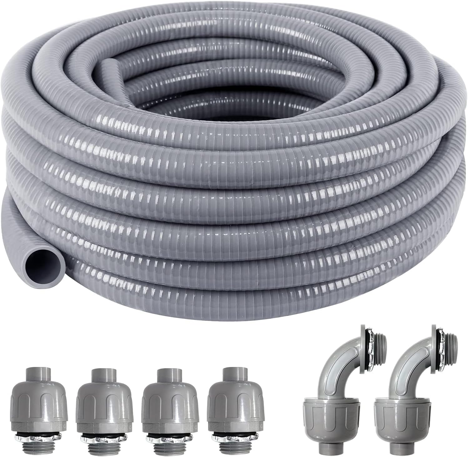 1-1/4inch 25FT Electrical Conduit Kit for Flexible Installations
