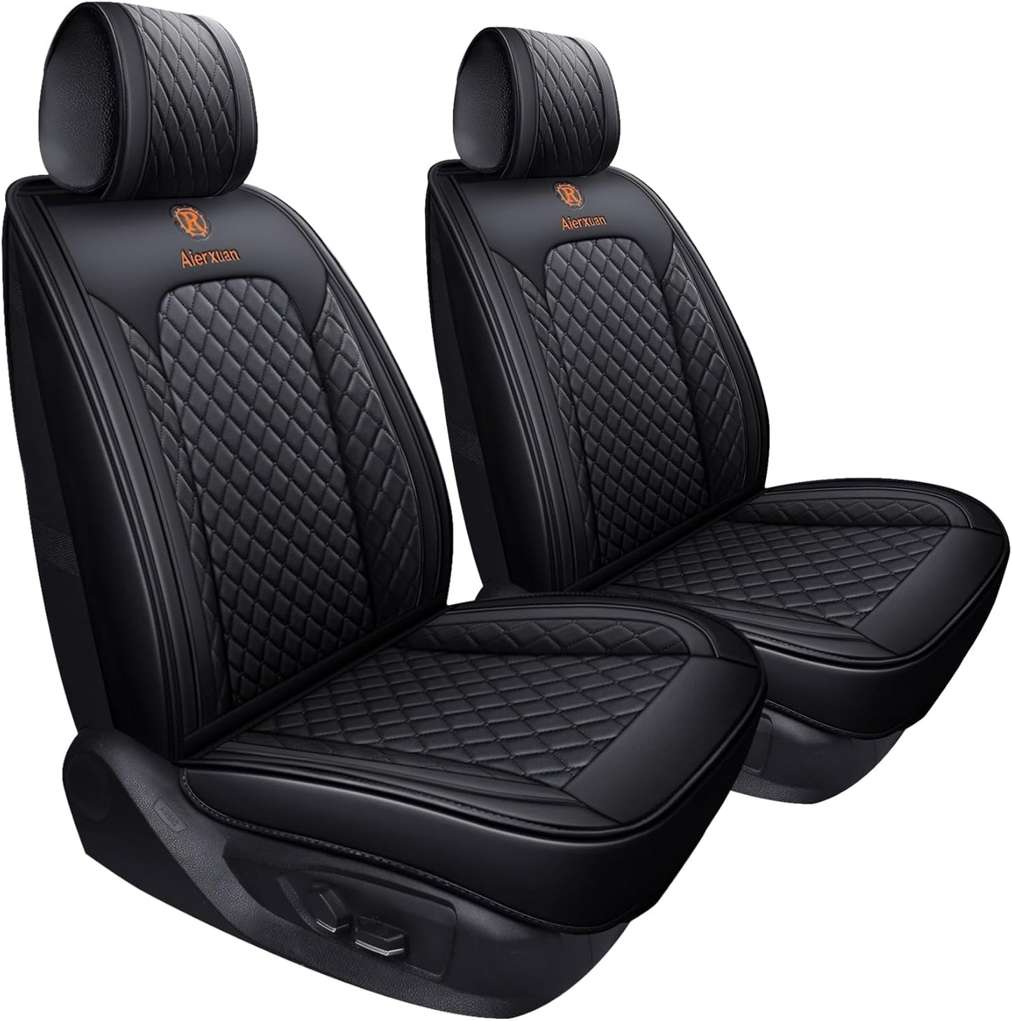 Universal Leather Front Seat Covers for Women - Waterproof & Stylish