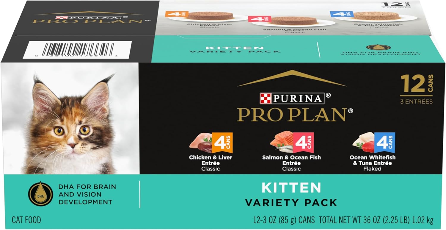 Purina Pro Plan High Protein Wet Kitten Food Variety Pack Review
