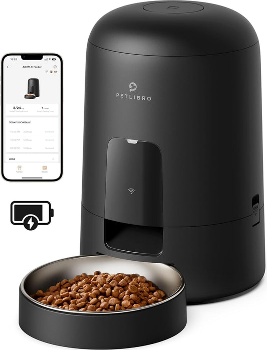 Wi-Fi Automatic Cat Feeder by PETLIBRO - 30-Day Battery Life