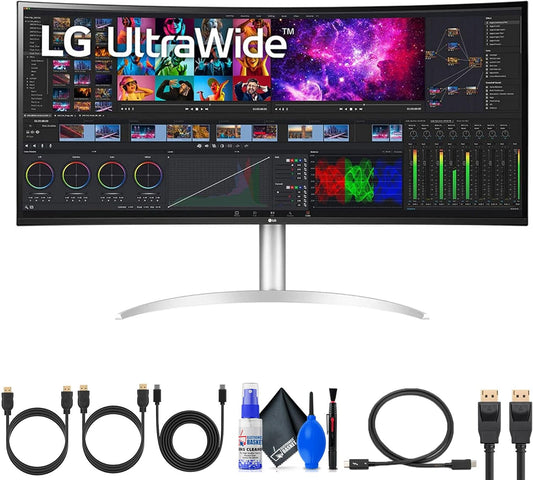 LG UltraWide 40WP95C-W 39.7in Curved FreeSync 5K2K HDR Monitor