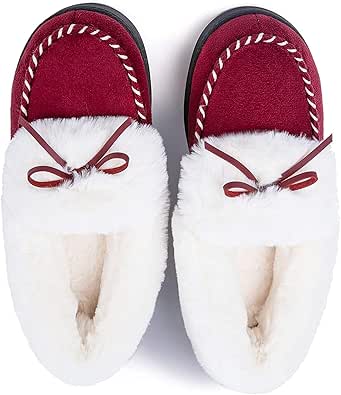 RockDove Women's Trapper Moc Memory Foam Slipper for Comfort