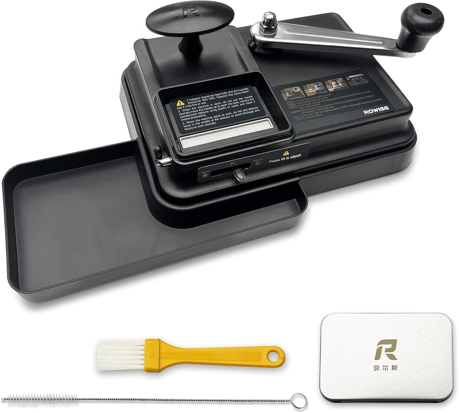 ROWISE Manual Cigarette Roller - Effortless Rolling Experience